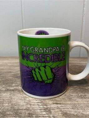 Incredible Hulk My Grandpa Is Incredible Ceramic Coffee Or Tea Mug  Giftware